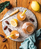 Gruentee Zitronen Limo mit Datteln Rezeptbild – Seeberger Shop